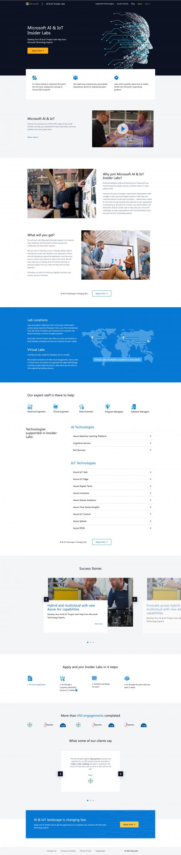 Microsoft AI & IoT Insider Labs