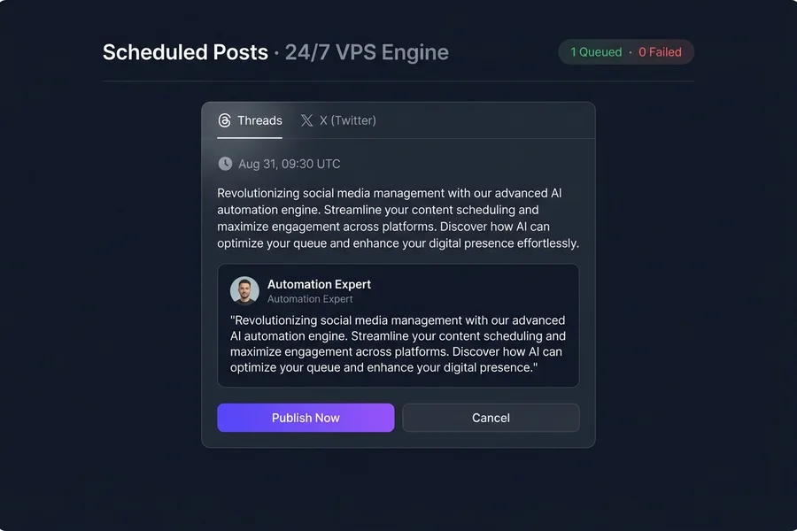 Threads and X Scheduler